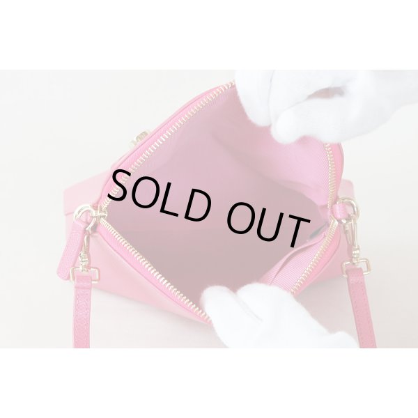 フルラ　PIPER MINI CROSSBODY　ミニショルダーバック　822131　ローズ　中身