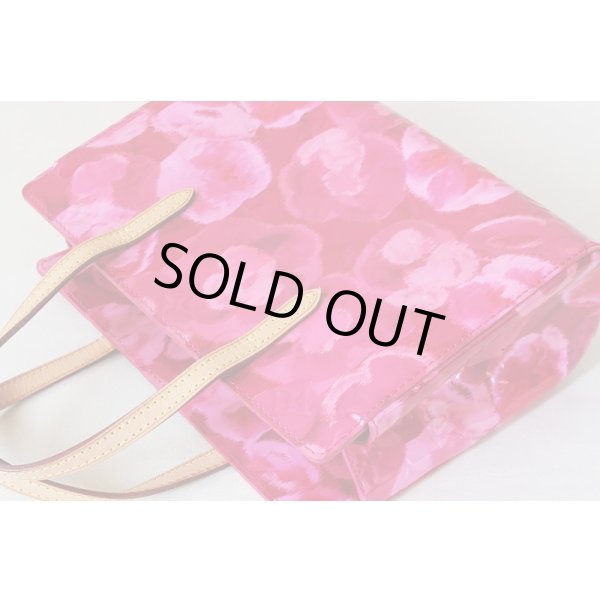 ルイ・ヴィトン　イカットフラワー　カタリーナBB　M90039　ローズアンディアン　持ち手の付け根に折り癖