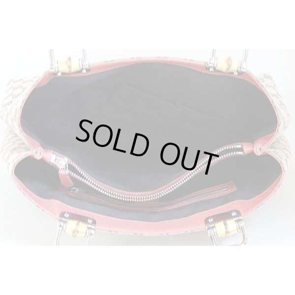 グッチ　バンブートート　232947　486628　ベージュ／ピンク　中身