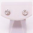 K18WG ダイアイリピアス 0.25ct*2 0.90g