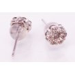 K18WG ダイアイリピアス 0.25ct*2 0.90g　裏面(2)