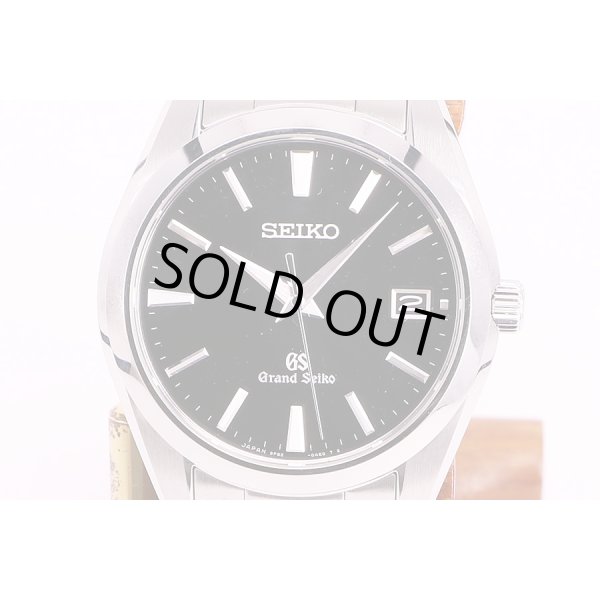 セイコー　グランドセイコー　SBGV007　9F82-0AA0　黒文字盤　表面