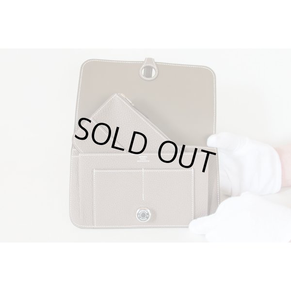 エルメス　ドゴンGM　043070CK-18　エトープ／SIV金具　小銭入れ