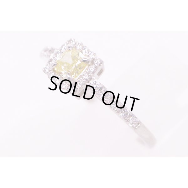 PT900 ダイアイリリング 0.404ct 0.25ct 2.90g　サイド