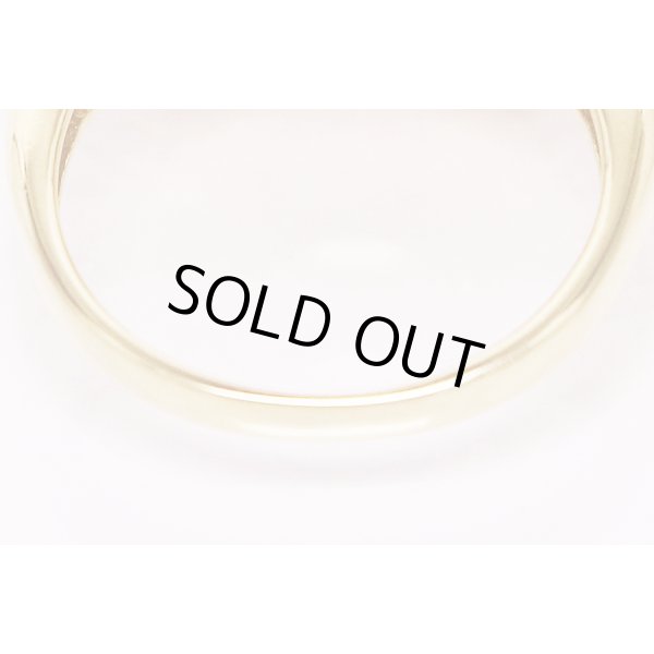 K18 イエローパールダイアイリリング 11.90mm 0.45ct 6.20g　外側