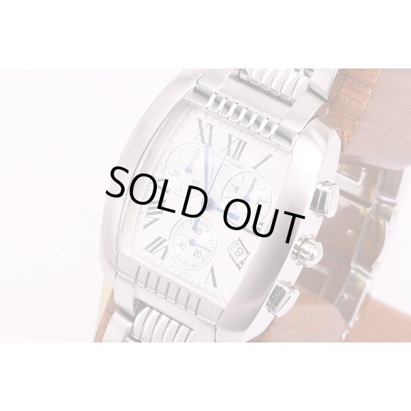 サントノーレ　ローマンレディ　クロノグラフ　銀文字盤　サイド拡大