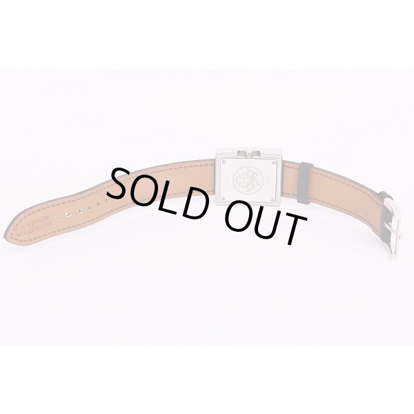 エルメス　ベルトウオッチ　BE1.220　コンビ　白文字盤　革ベルト