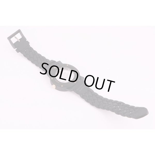 ブルガリ　カーボンゴールド　BB40　BCGLD/N　黒文字盤　革ベルト状態