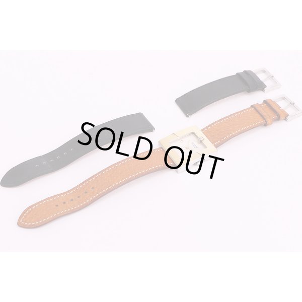 エルメス　ベルトウオッチ　BE1.220　コンビ　白文字盤　替えベルト