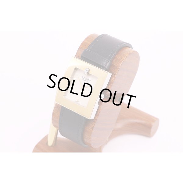 エルメス　ベルトウオッチ　BE1.220　コンビ　白文字盤　サイド