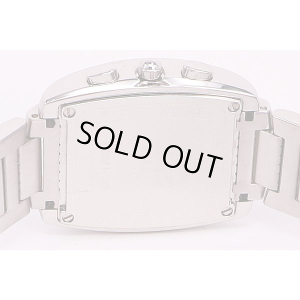 サントノーレ　ローマンレディ　クロノグラフ　銀文字盤　裏面拡大