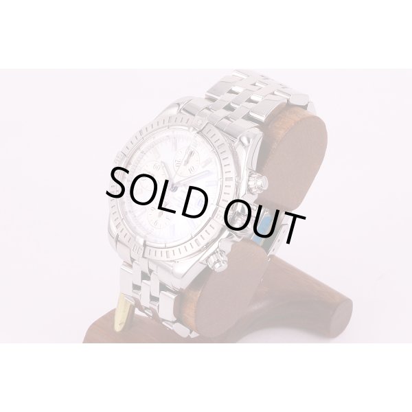 ブライトリング　クロノマット　エボリューション　A13356 　白シェル文字盤　サイド