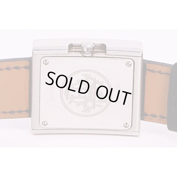 エルメス　ベルトウオッチ　BE1.220　コンビ　白文字盤　裏面拡大