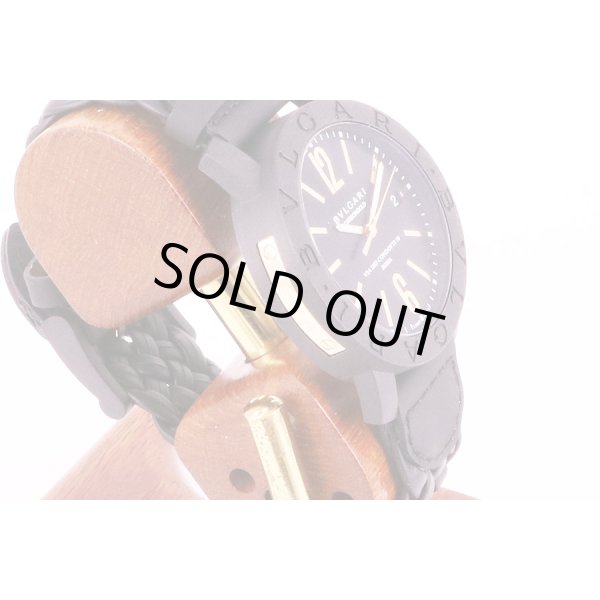 ブルガリ　カーボンゴールド　BB40　BCGLD/N　黒文字盤　サイド(2)