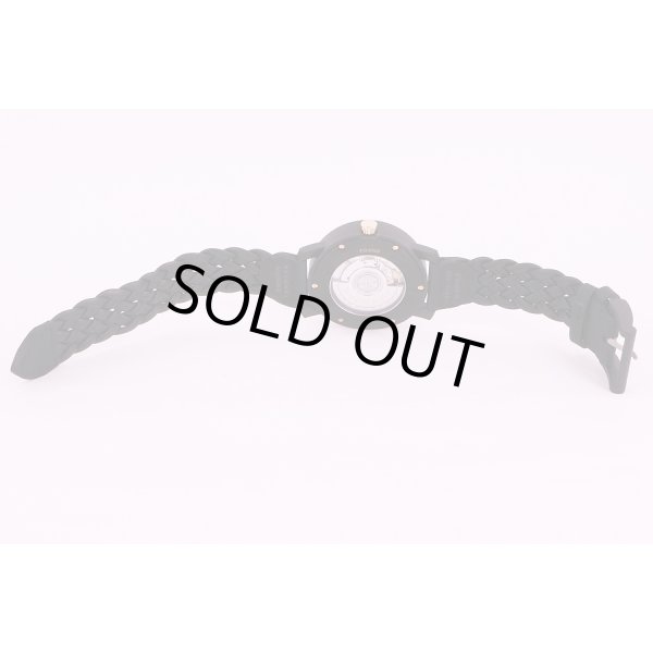 ブルガリ　カーボンゴールド　BB40　BCGLD/N　黒文字盤　革ベルト