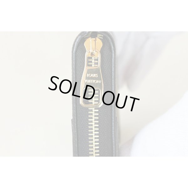 ルイ・ヴィトン　ジッピー・ウォレット レティーロ M61855 ノワール　角スレ(2)