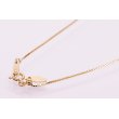 K18 ダイアイリペンダントネックレス 0.15ct 2.60g　留め具