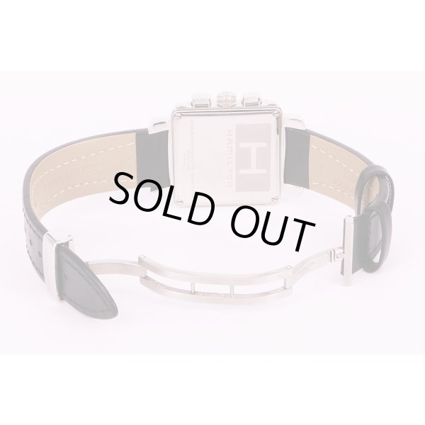 ハミルトン　ロイド　クロノグラフ　H194120　黒文字盤　革ベルト