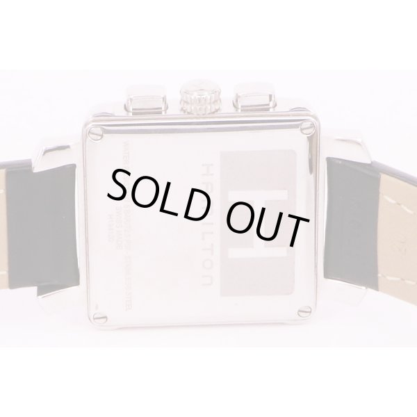 ハミルトン　ロイド　クロノグラフ　H194120　黒文字盤　裏面拡大