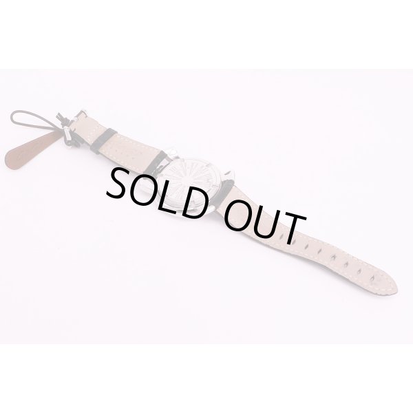 ガガ・ミラノ　マニュアーレ40　5020　白シェル文字盤　革ベルト状態(3)