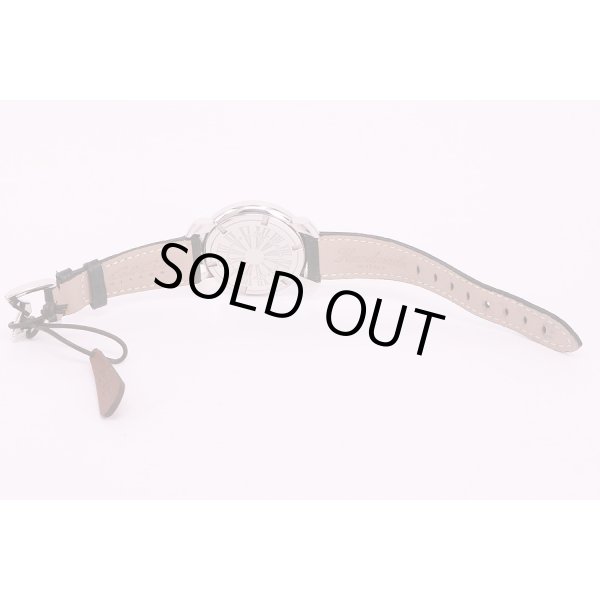 ガガ・ミラノ　マニュアーレ40　5020　白シェル文字盤　革ベルト