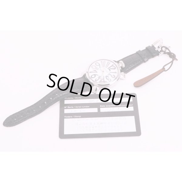 ガガ・ミラノ　マニュアーレ40　5020　白シェル文字盤　保証書