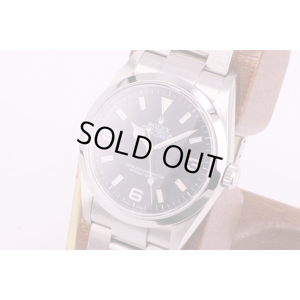 ロレックス　114270　Z920307　エクスプローラーI　黒文字盤　サイド拡大