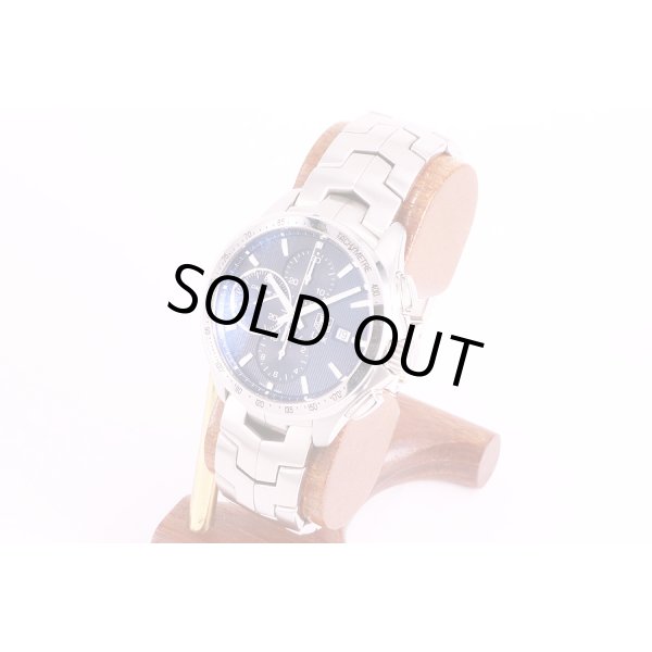 タグホイヤー　リンク　クロノグラフ　CAT2010　黒文字盤　サイド