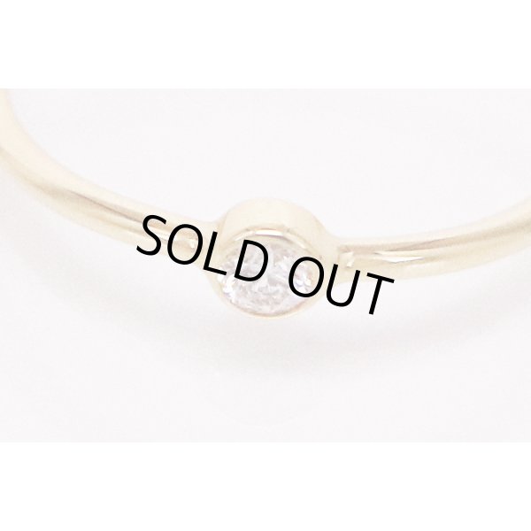 ティファニー ウェーブ シングル ロウ ダイアイリリング 0.90g 拡大