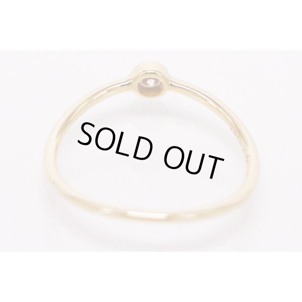 ティファニー ウェーブ シングル ロウ ダイアイリリング 0.90g 内側