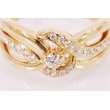 タサキ　K18 ダイアイリリング 0.30ct 6.30g　拡大