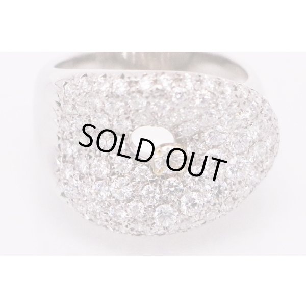 タサキ　K18WG ダイアイリリング 1.74ct 9.40g　拡大