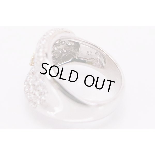 タサキ　K18WG ダイアイリリング 1.74ct 9.40g　刻印