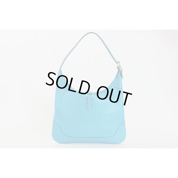 エルメス　トリム24 ターコイズ／SIV金具　裏面