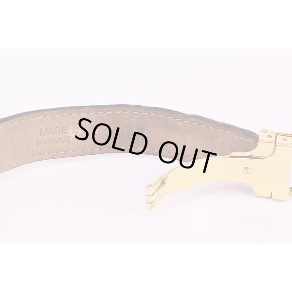 カルティエ　タンク　ベルメイユ　白文字盤　革ベルト状態(2)