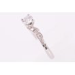 俄　PT950 ダイアイリリング 0.27ct 3.80g　サイド