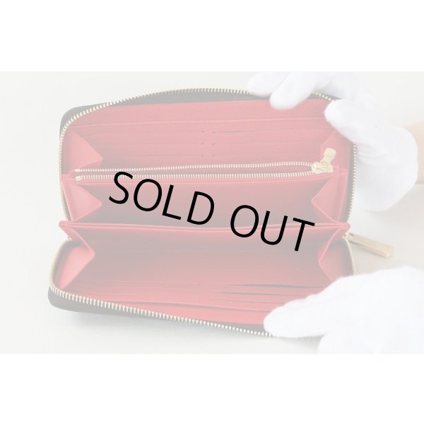 ルイ・ヴィトン　ジッピー・ウォレット M41896 コクリコ　中身