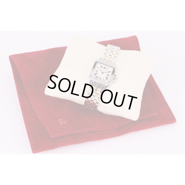 カルティエ　サントス　ドゥモワゼルコンビ　2698　白文字盤　仮ケース