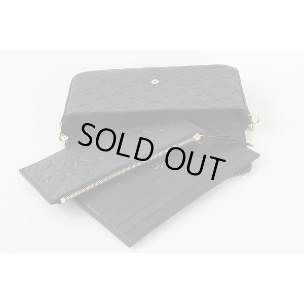 ルイ・ヴィトン　ポシェット・フェリーチェ M64064 ノワール　取り外し可能な２つの内ポケット