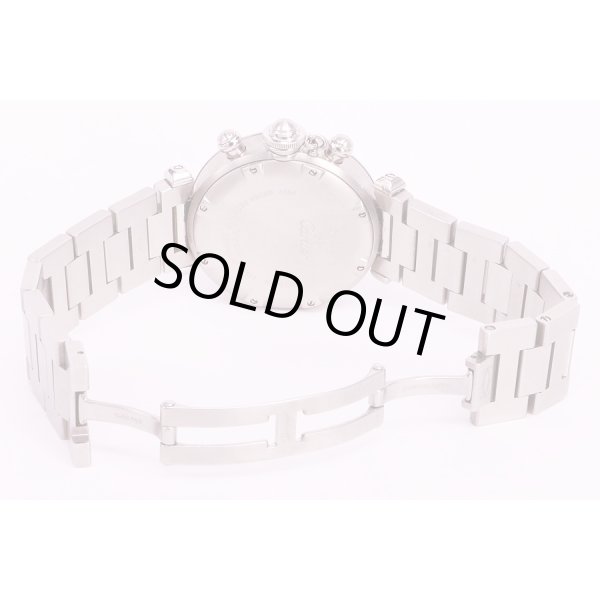 カルティエ　パシャC　クロノグラフ　白文字盤　ブレス