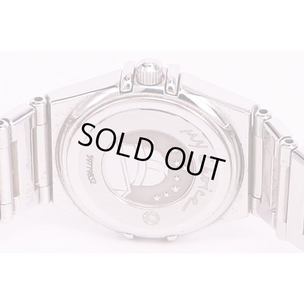 オメガ　コンステレーション　ミニ　マイチョイス　1561.71　シェル文字盤　裏面拡大