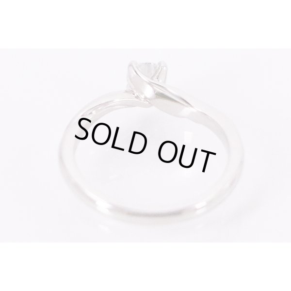 俄　PT950 ダイアイリリング 0.27ct 3.80g　内側