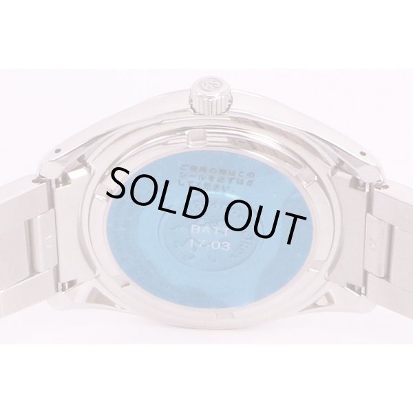 セイコー　グランドセイコー　SBGV223 　黒文字盤　裏面拡大