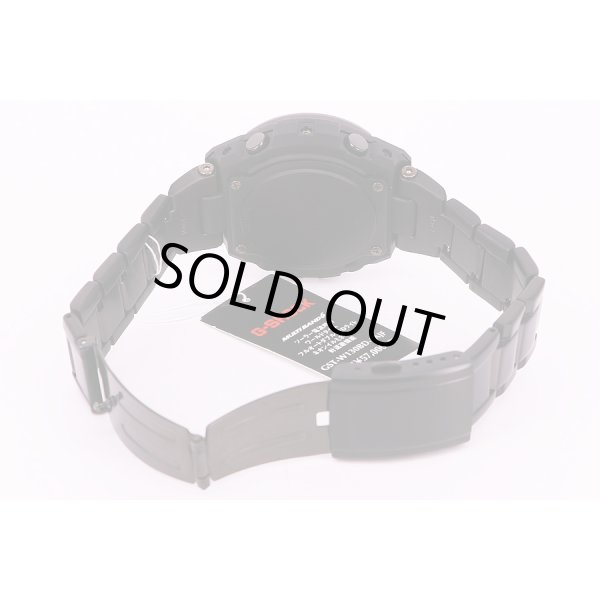 カシオ　Gショック　GST-W130BD　黒文字盤　ブレス