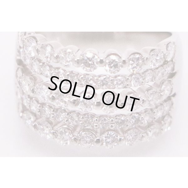 PT900 ダイアイリリング 2.00ct 12.60g　拡大