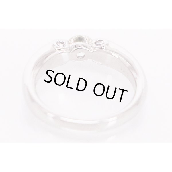 PT900 ダイアイリリング 0.33ct 0.11ct 8.10g　内側