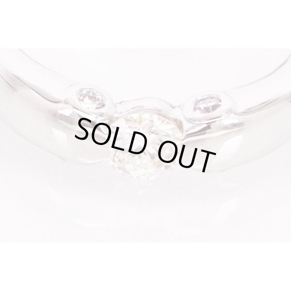 PT900 ダイアイリリング 0.33ct 0.11ct 8.10g　拡大