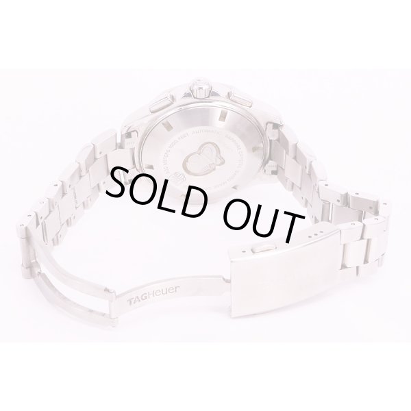 タグホイヤー　アクアレーサー　CAF2011　クロノグラフ　銀文字盤　ブレス