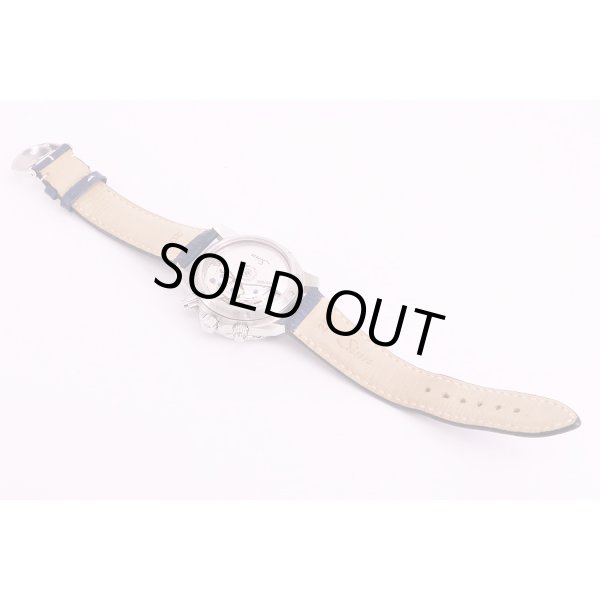 ジン　103.A.SA.B  青文字盤　革ベルト