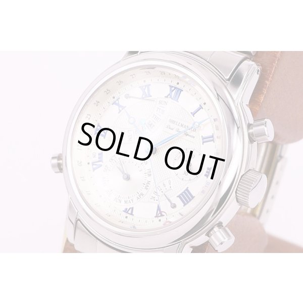 シェルマン　デュアルタイム　ミニッツリピーター　銀文字盤　サイド拡大